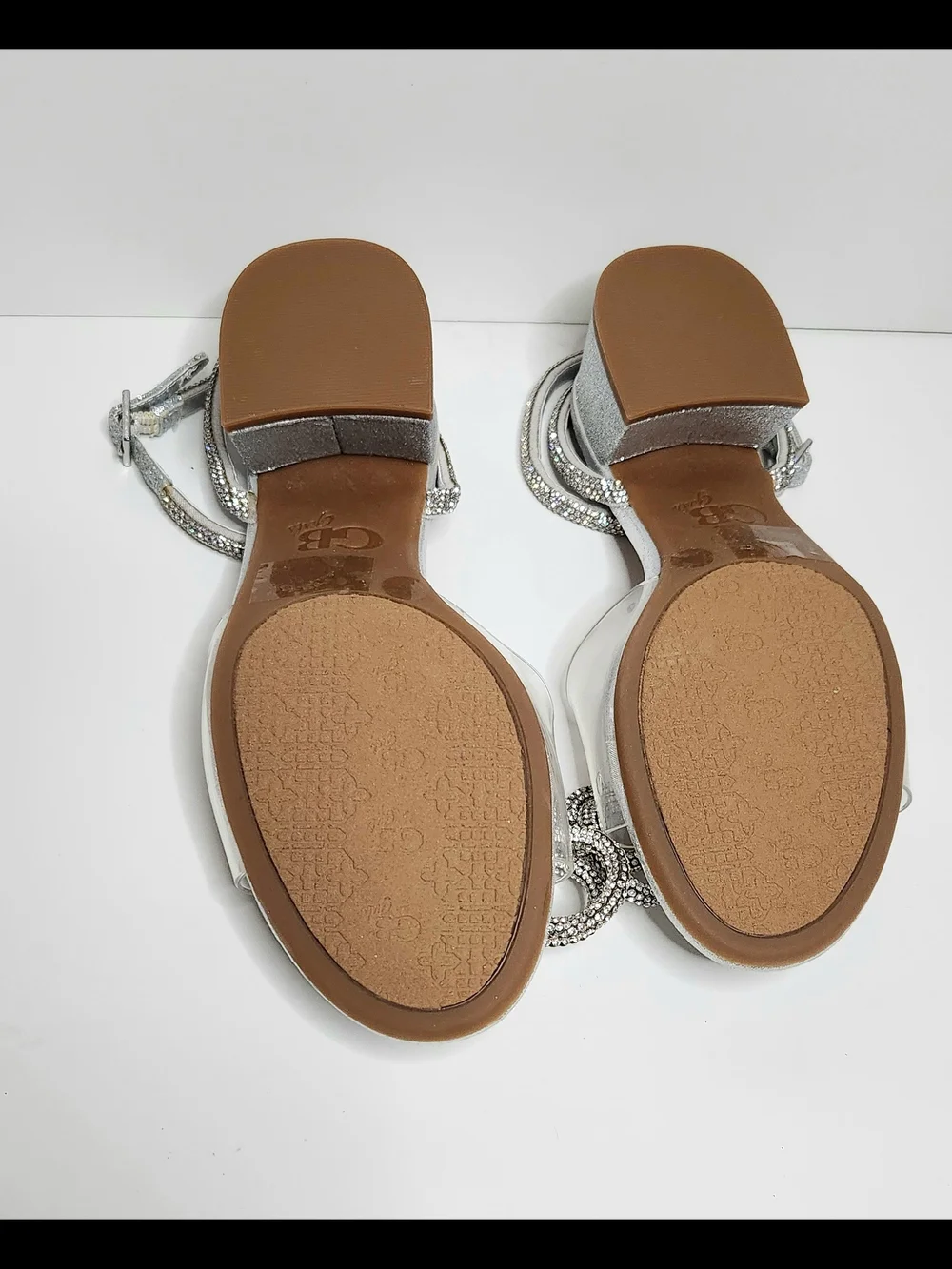 Girls Glitter Rhinestone Sandals